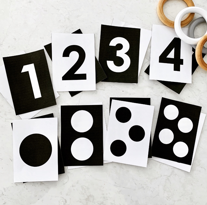My Flash Cards - Number Sequencing 1-10 - My Family Book